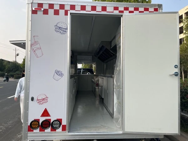 Mobile Bakery Fast Food Kitchen Trailer